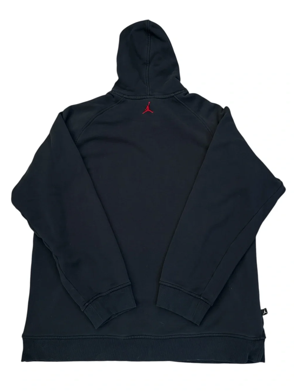 Air Jordan Jumpman Contrast Piping Hoodie Black Red Men's XL 2010 Retro Flight